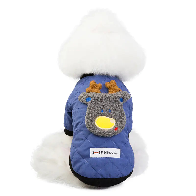 Cute Winter Padded Dog Jacket for Autumn/Winter - Mimarta