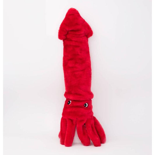 Jigglerz Squid Plush Dog Toy