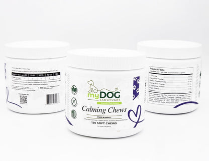 Tranquil Haven Natural Calming Chews for Anxious Dog Relief