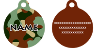 Camo Dog HD Dog ID Tag