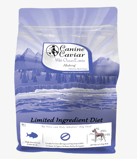 Canine Crown Delights Grain-Free Fish Dog Food 4.4Lb-8 Bale Green Purrfect Pet Kingdom