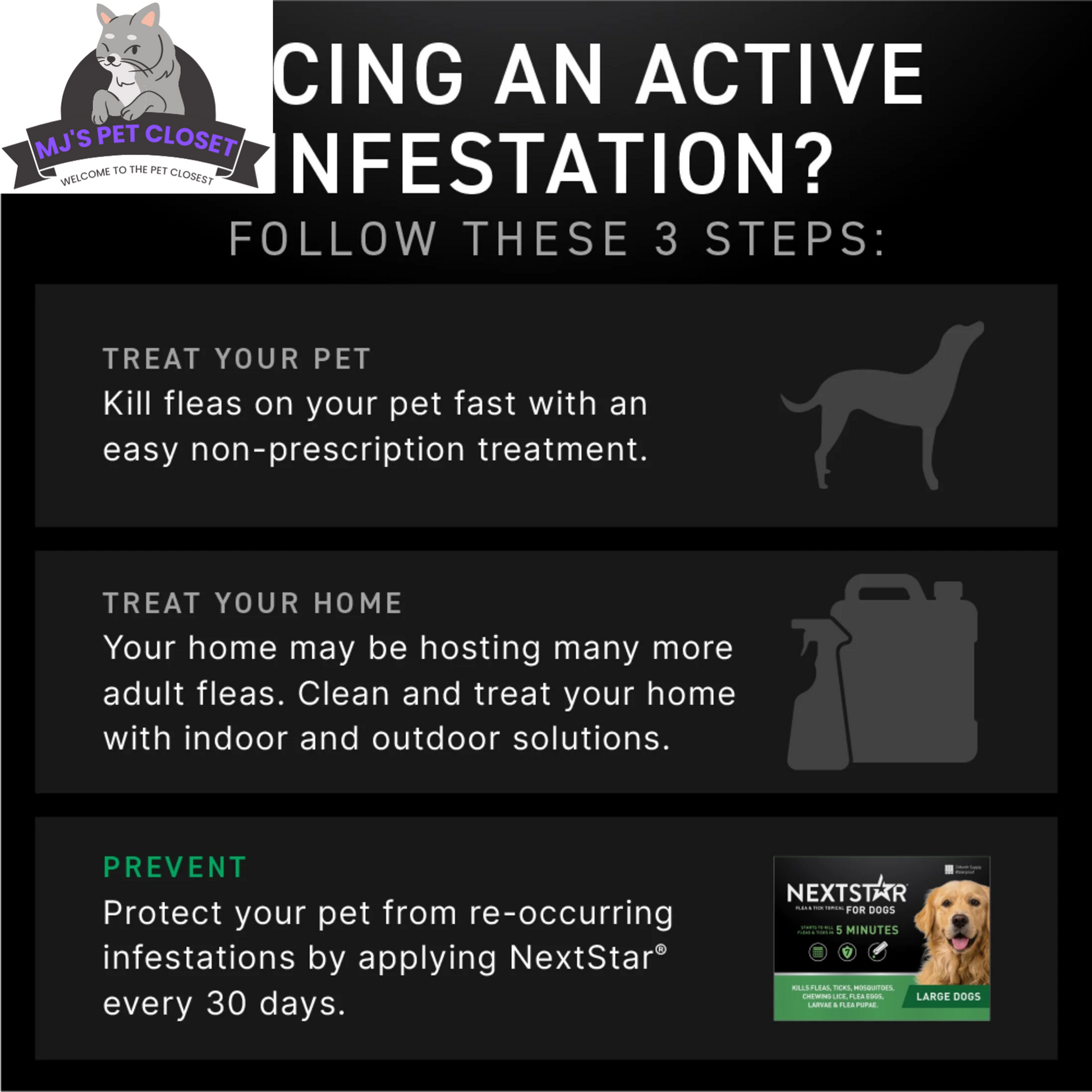 NextStar Flea Treatment for Large Dogs 45-88 lbs, the best flea medicine for dogs 45-88 lbs.