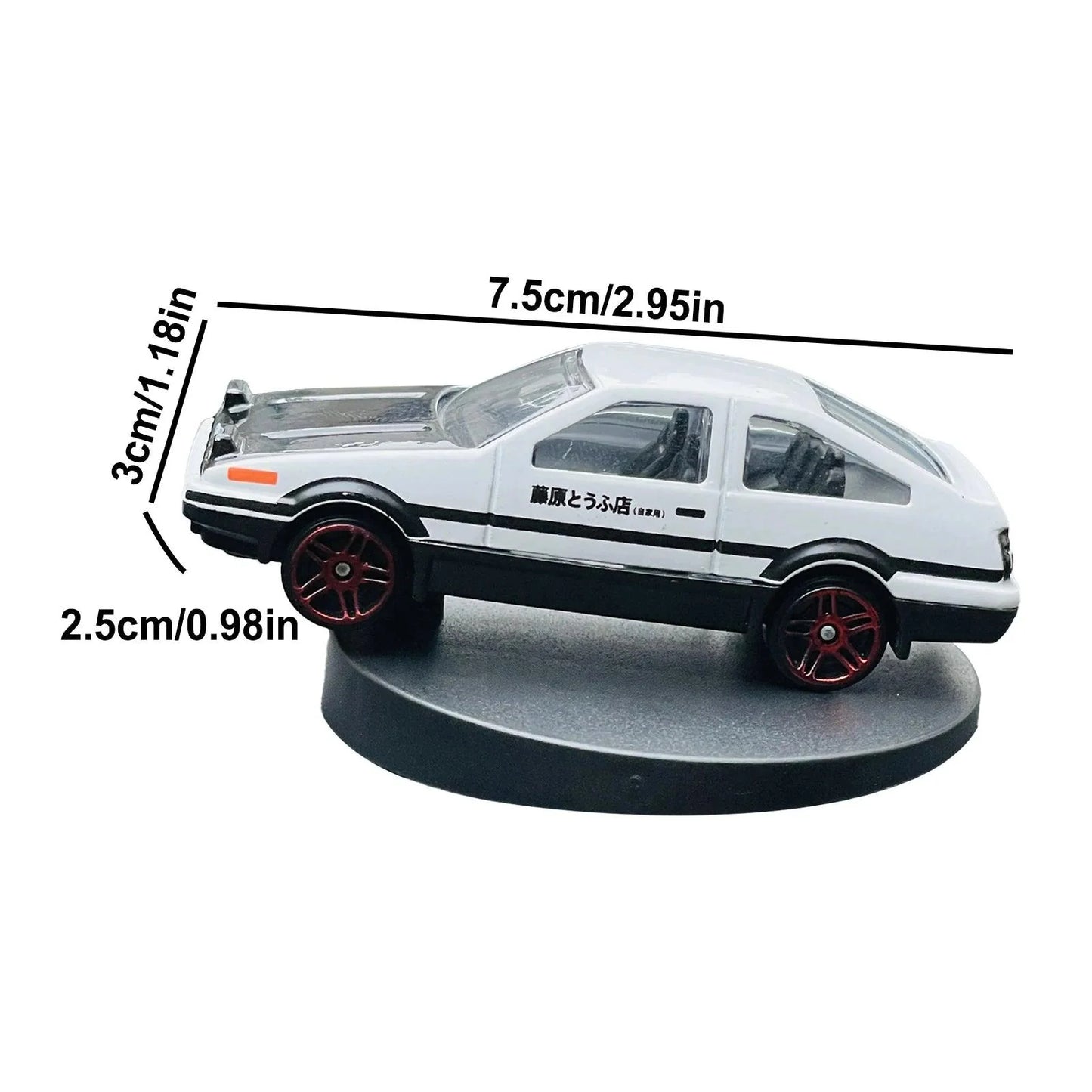 Car AE86 Drift Rotating Ornaments Auto Dashboard Turning AE86 Racing Model Deco Car Interior Classic Center Console Decoration