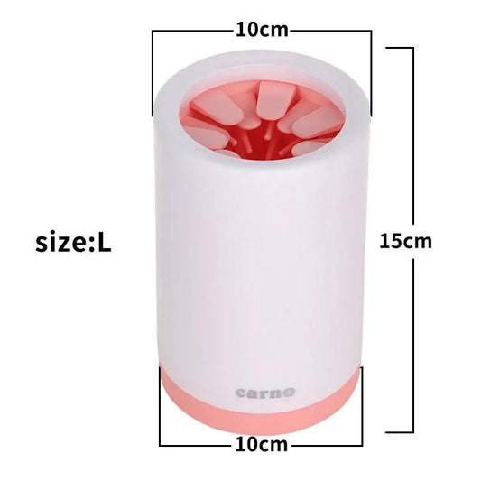 Purrfect Pet Kingdom Portable Paw Washer for Effortless Cleaning of Your Pets L Pink Purrfect Pet Kingdom