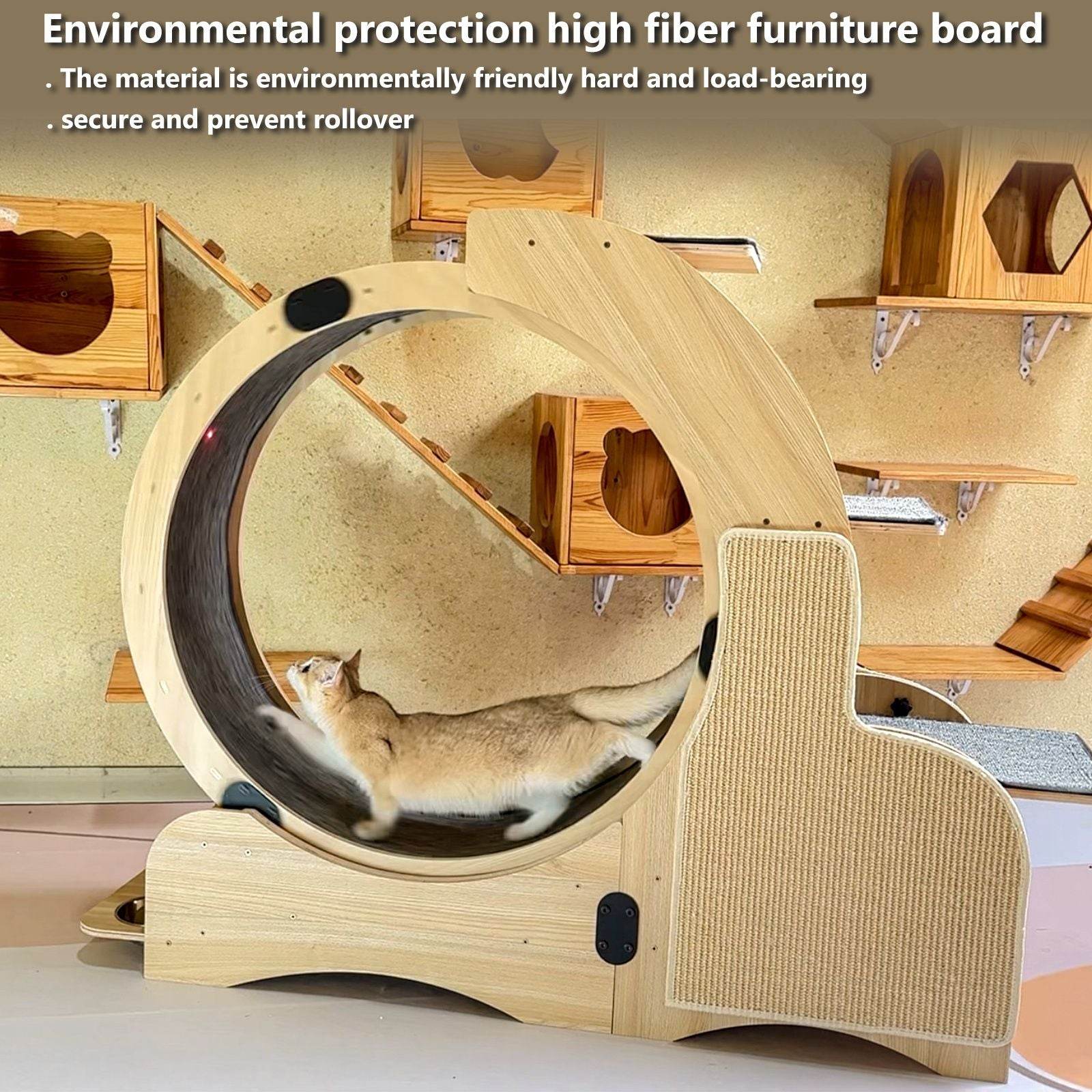 Purrfect Pet Kingdom Cat Activity Wheel with Scratcher Purrfect Pet Kingdom