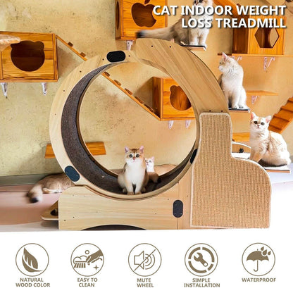 Purrfect Pet Kingdom Cat Activity Wheel with Scratcher Purrfect Pet Kingdom