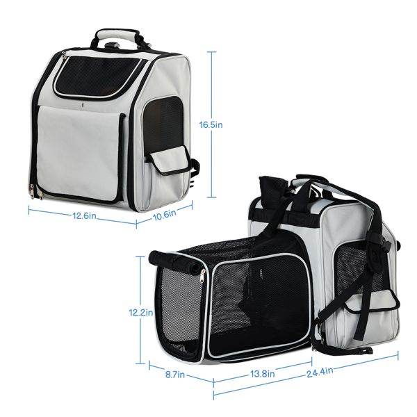 Purrfect Pet Kingdom Cat and Dog Travel Backpack Purrfect Pet Kingdom