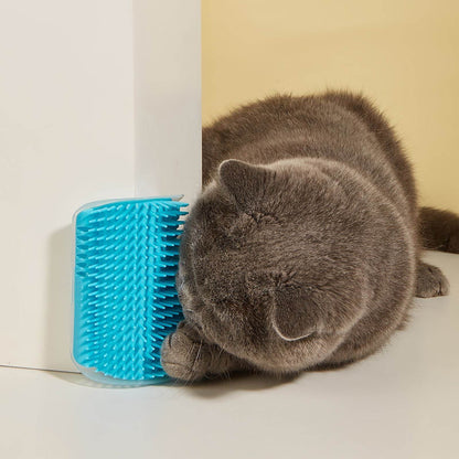 Purrfect Pet Kingdom Cat Wall Massage Brush for Grooming Purrfect Pet Kingdom