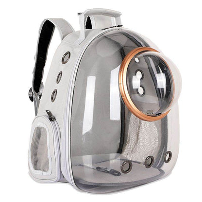 Purrfect Pet Kingdom Cat Bubble Backpack Carrier Grey Purrfect Pet Kingdom