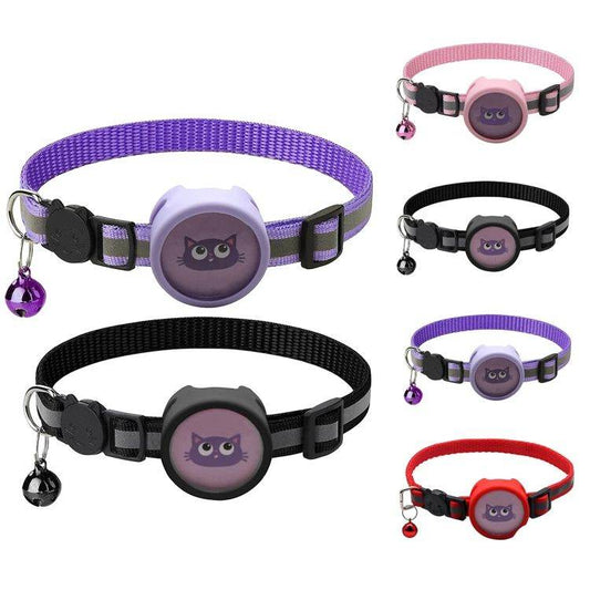 Purrfect Pet Kingdom Cat Collar for Apple AirTag - Red Purrfect Pet Kingdom