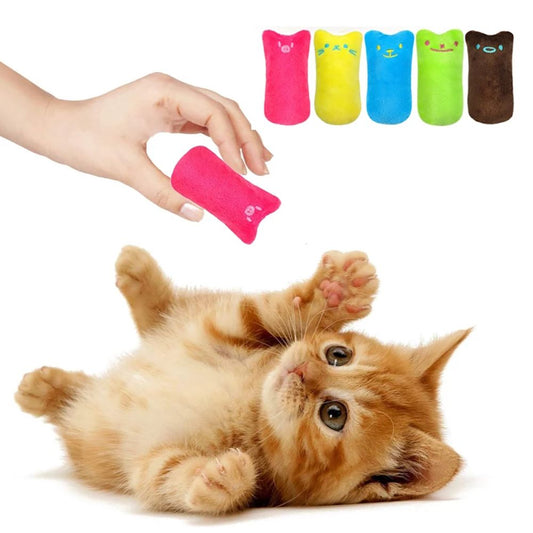 Purrfect Pet Kingdom Cat Dental Cleaning Toys with Catnip 2pcs Yellow Purrfect Pet Kingdom