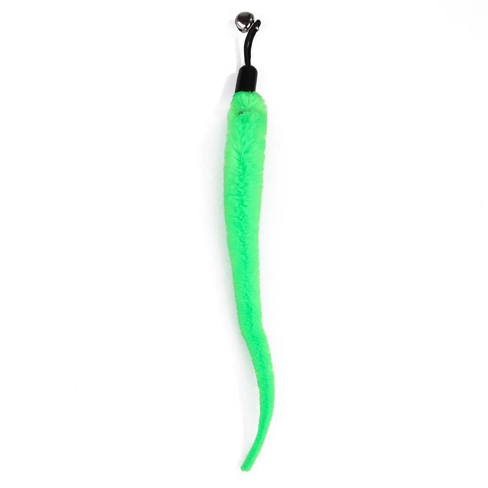 Cat Feather Toy Set by Stevvex, featuring a colorful feather teaser wand, perfect for kittens and cats, priced at $29.90.