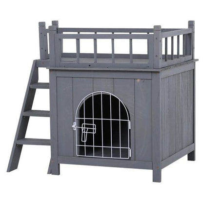 Purrfect Pet Kingdom Cat House with Lockable Door Purrfect Pet Kingdom