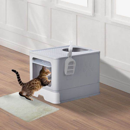 Purrfect Pet Kingdom Cat Litter Box with Lid and Cover Purrfect Pet Kingdom