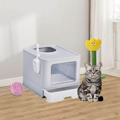 Purrfect Pet Kingdom Cat Litter Box with Lid and Cover Purrfect Pet Kingdom