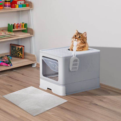 Purrfect Pet Kingdom Cat Litter Box with Lid and Cover Purrfect Pet Kingdom