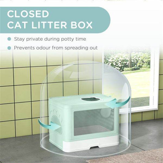 Purrfect Pet Kingdom Cat Litter Box with Storage Compartment Purrfect Pet Kingdom