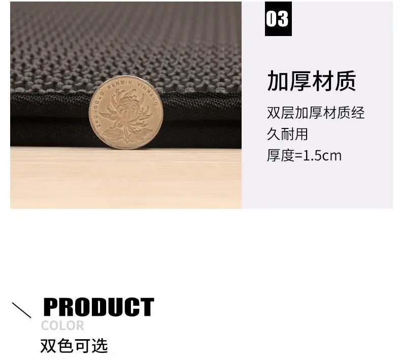 Tail Chasers Cat Litter Mat with Durable Material for Odor Control and Easy Clean Up