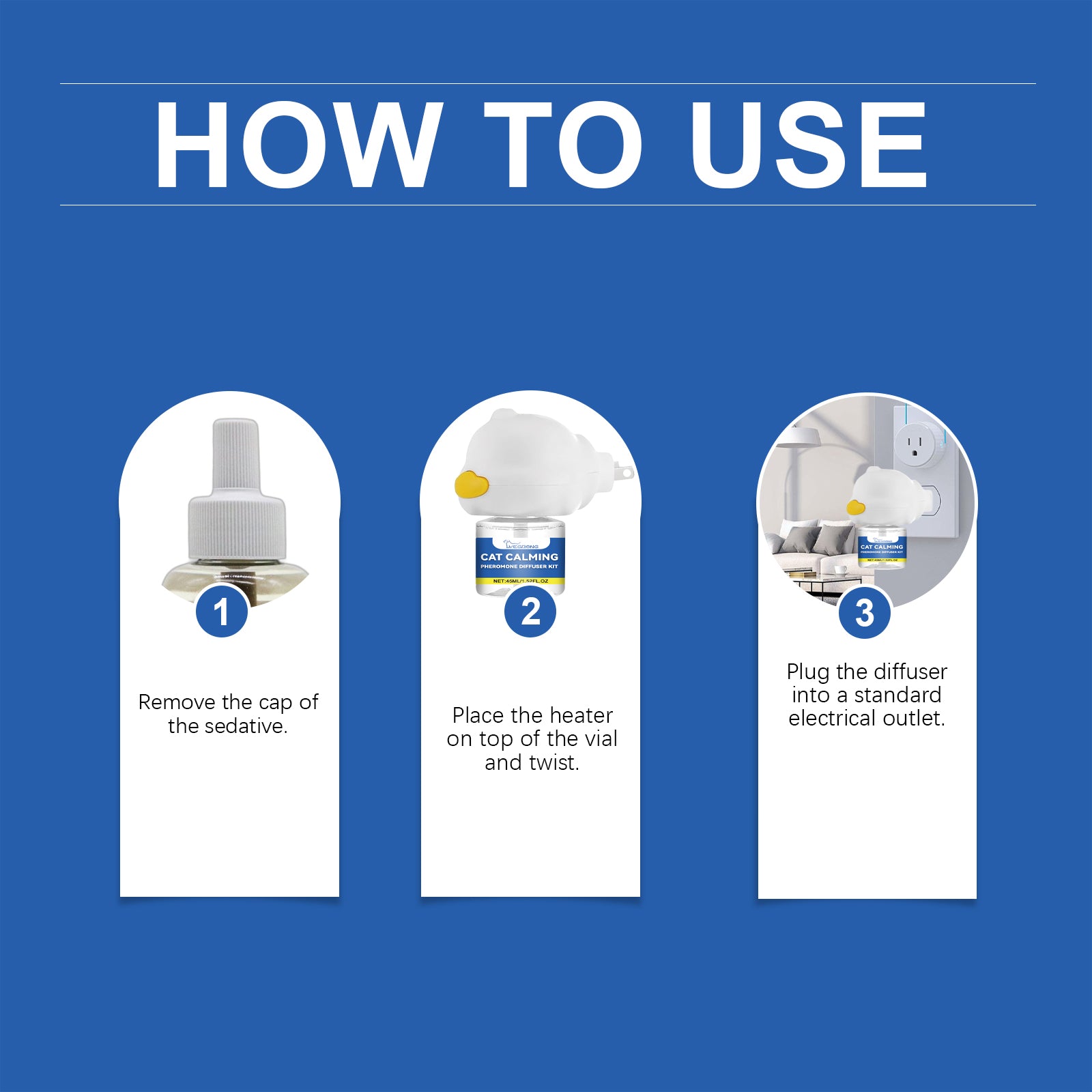 Cat pet calming Diffuser Set - Purrfect Pet Kingdom