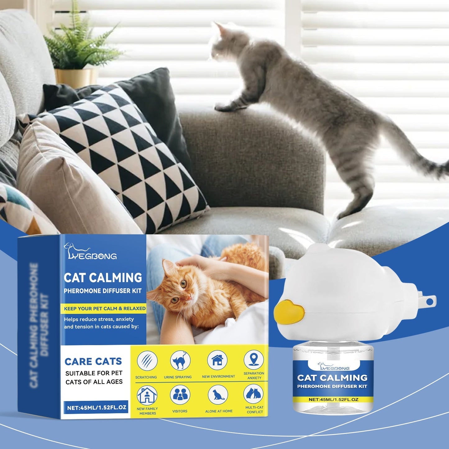 Cat pet calming Diffuser Set - Purrfect Pet Kingdom