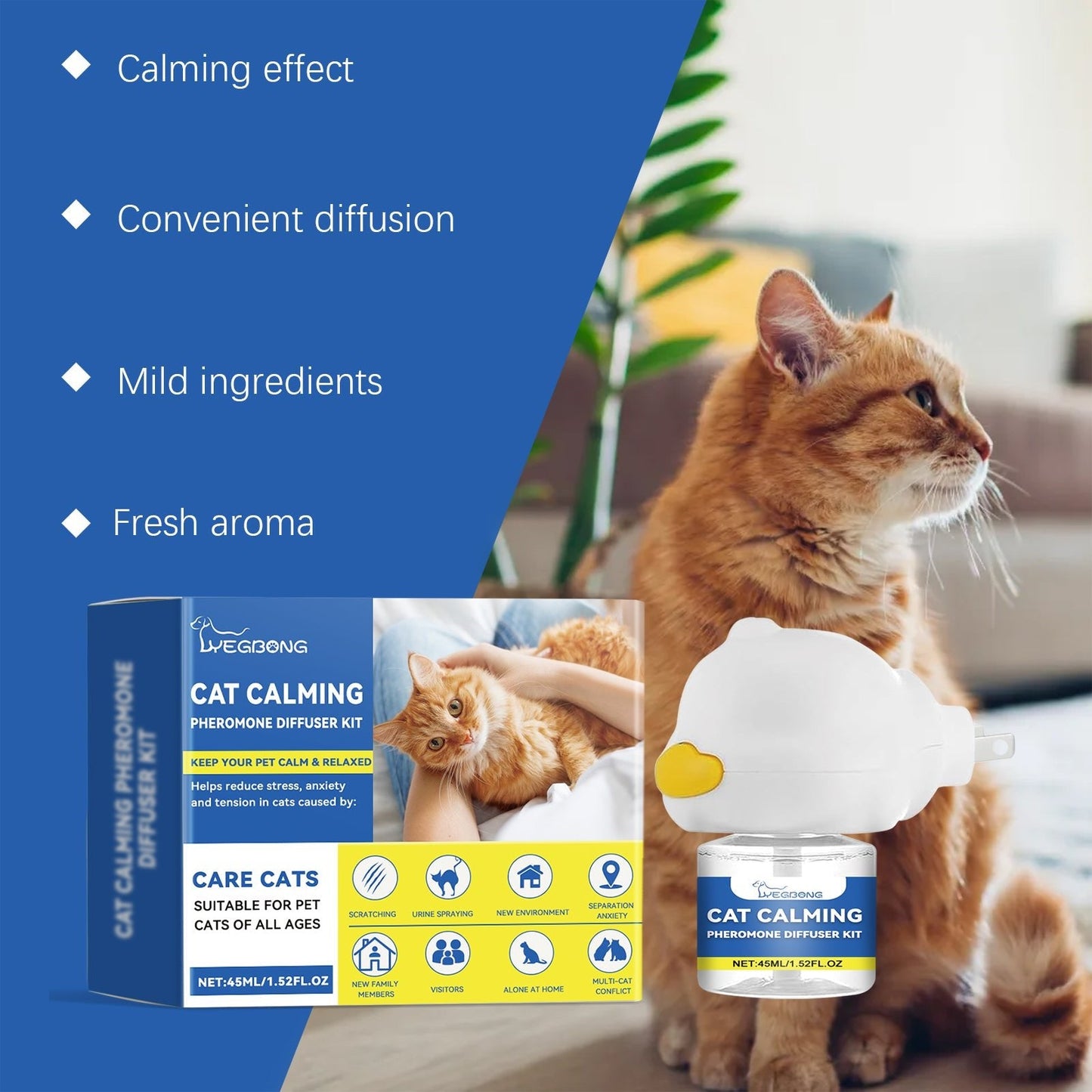Cat pet calming Diffuser Set - Purrfect Pet Kingdom
