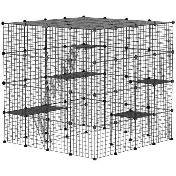 Purrfect Pet Kingdom Cat Play Tunnel and Cage Purrfect Pet Kingdom