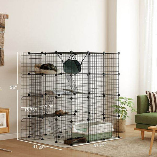 Purrfect Pet Kingdom Cat Play Tunnel With Cage Purrfect Pet Kingdom