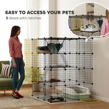Purrfect Pet Kingdom Cat Play Tunnel With Cage Purrfect Pet Kingdom