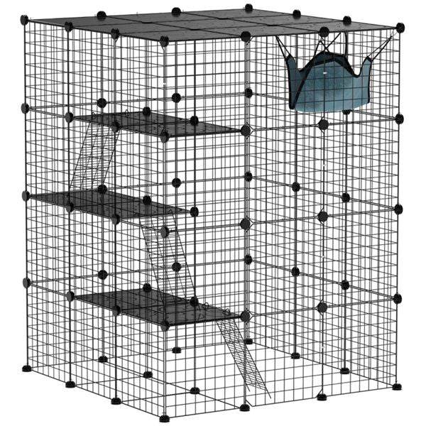Purrfect Pet Kingdom Cat Play Tunnel With Cage Purrfect Pet Kingdom
