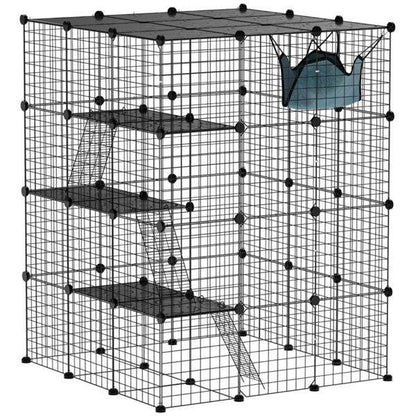 Purrfect Pet Kingdom Cat Play Tunnel With Cage Purrfect Pet Kingdom