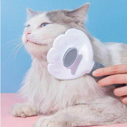Purrfect Pet Kingdom Cat Shedding Brush for Easy Grooming Purrfect Pet Kingdom