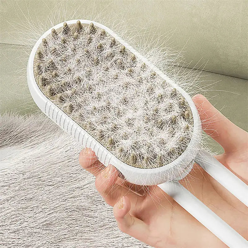 Mimarta cat steam brush for hair removal designed for effective pet grooming and shedding control