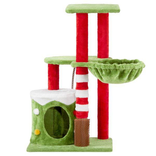 Purrfect Pet Kingdom Cat Tower with Hammock and Condo as picture Purrfect Pet Kingdom