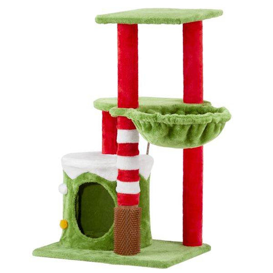 Purrfect Pet Kingdom Cat Tower with Hammock and Condo Purrfect Pet Kingdom