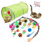 Purrfect Pet Kingdom Cat Toy Set with Tunnel & 21 Toys 21-piece Cat Toy Set Purrfect Pet Kingdom