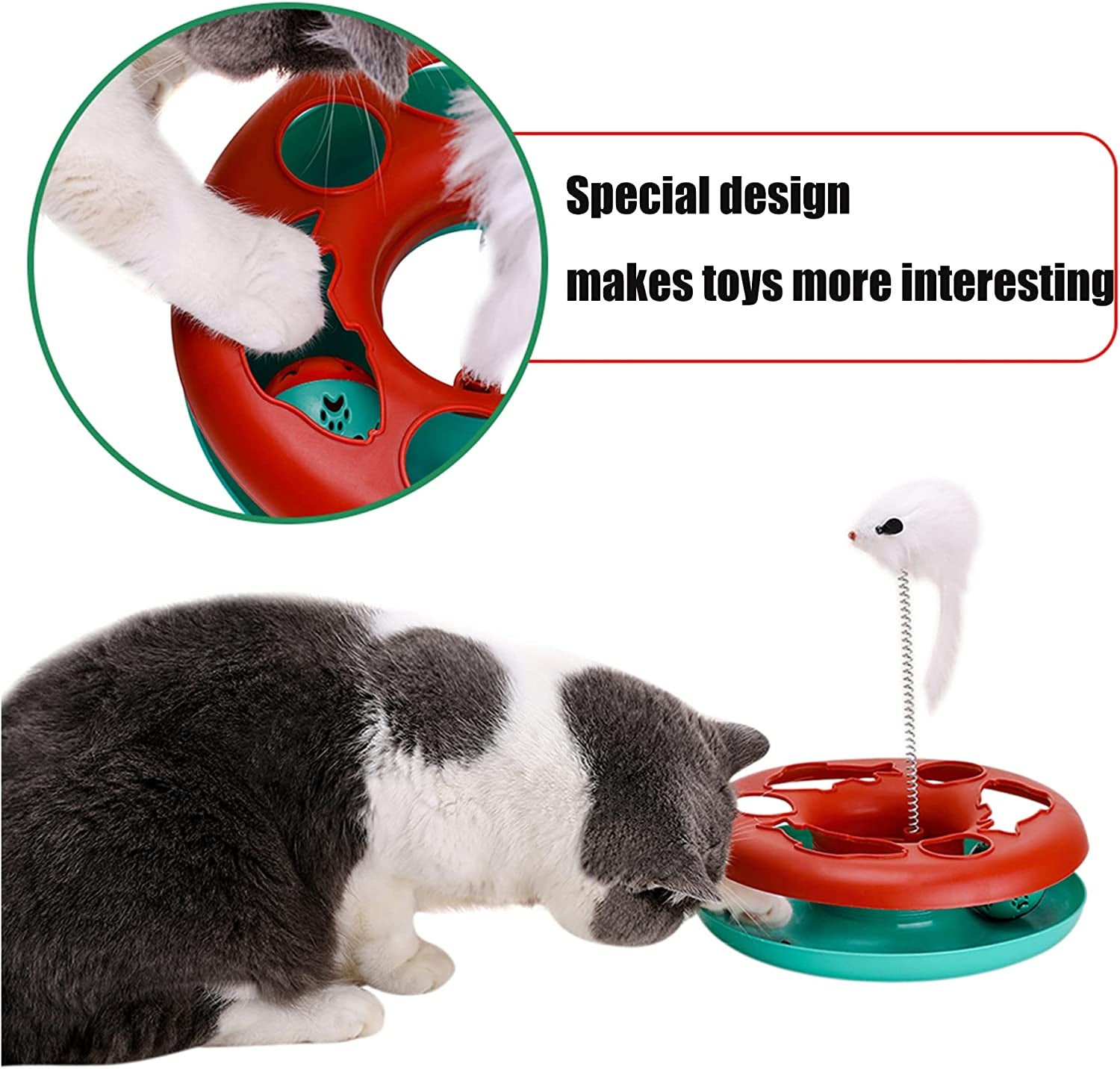 Interactive cat toys with mouse teaser for playful engagement and entertainment for cats
