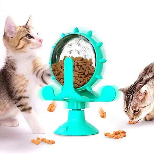 Tail Chasers interactive cat training ball with treats dispenser for playful cat activities