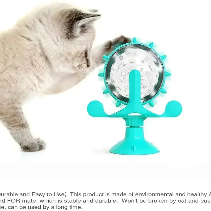 Interactive cat training ball with treats designed for playful cats to enhance their skills