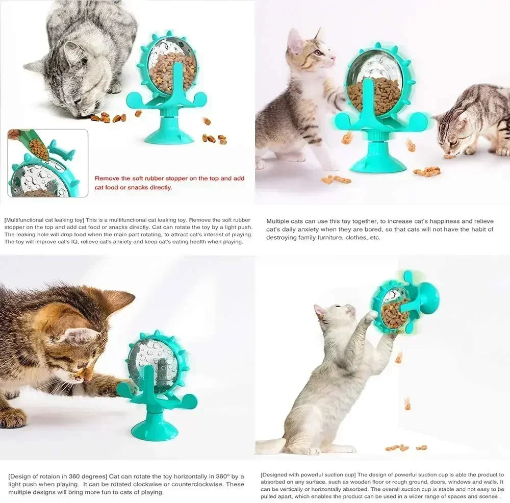 Tail Chasers interactive cat training ball with treats for engaging play and training sessions