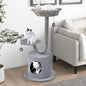 Purrfect Pet Kingdom Cat Tree for Large and Small Cats Gray Purrfect Pet Kingdom
