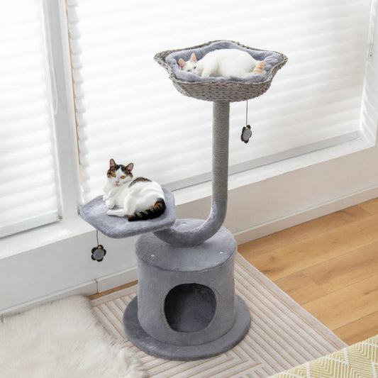 Purrfect Pet Kingdom Cat Tree for Large and Small Cats Purrfect Pet Kingdom