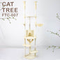 Purrfect Pet Kingdom Cat Climbing Furniture for Large Cats Cream Purrfect Pet Kingdom