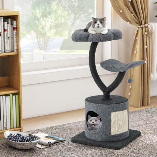 Purrfect Pet Kingdom Cat Tree with Sisal Posts & Cozy Perches 🚀 Purrfect Pet Kingdom