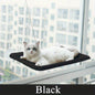Purrfect Pet Kingdom Cat Window Bed for Large Cats - Black Black Purrfect Pet Kingdom