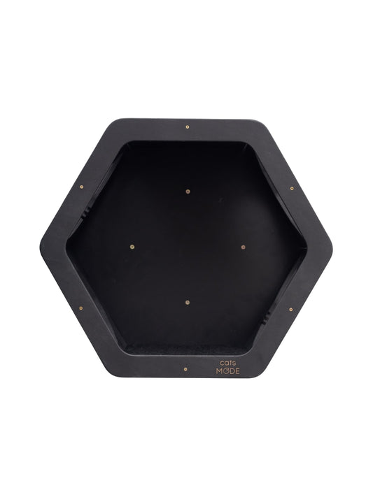 Wall Mount Cat Shelves Black