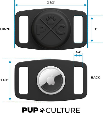 AirTag Dog Collar Holder Tracker Lightweight 📍