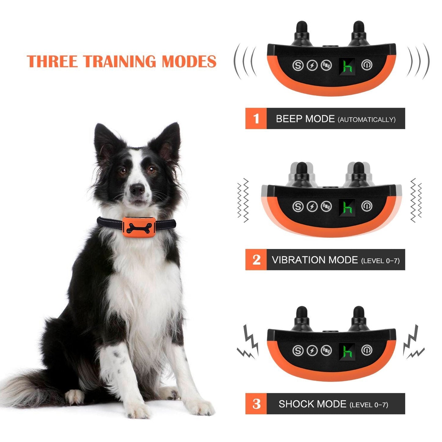 Professional Automatic Dog Training Collar with Safety Modes