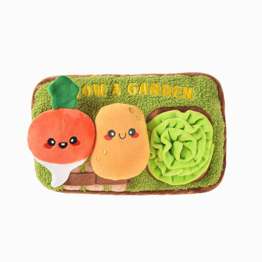 Puppy Grow A Garden Sniffle Veggies Interactive Plush Dog Toy Set - 3 Pc