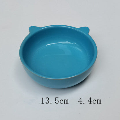 Tail Single Medium Anti-tip Neck Guard Cute Dog Bowl