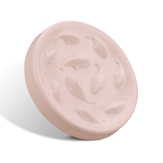 Purrfect Pet Kingdom Cat Slow Feeding Bowl Anti-swallowing Healthy Diet Pet Food (Pink) - Premium Pet Bowls & Feeders